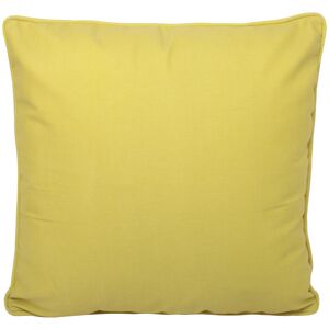 Plain Dye Water Resistant Outdoor Filled Cushion, Ochre, 43 x 43 Cm - Fusion