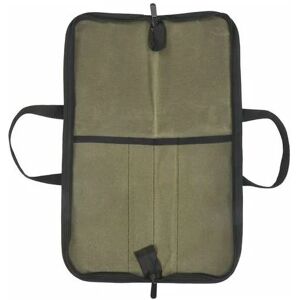 Neige - Knife Bag (4 Slots), Waxed Canvas Chef's Knife Case Storage Roll Knife Carry Pouch Green