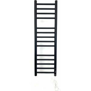 GREENEDHOUSE Larne Dry Electric Black Stainless Steel Towel Rails 1000mm High 300mm Wide