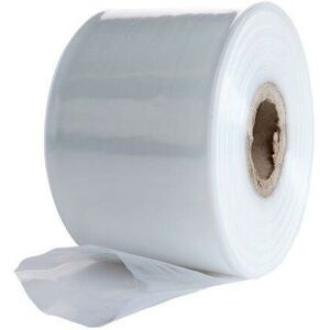 On1shelf - Layflat Polythene Tubing - 12 Inches (305mm) width, 330m Long - 250 Gauge (62.5mu) - Clear