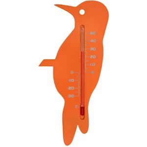 Outdoor Wall Thermometer Finch Orange Nature Orange