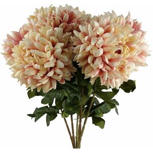 Leaf - Pack of 6 x 75cm Extra Large Reflex Chrysanthemum - Pink