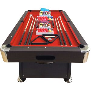 Simba Billiard Table 8-foot red complete with accessories - Vintage Red