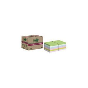 Post-it - s/s Recycle 76x76 Asst Pk12