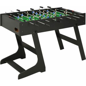 Berkfield Home - Royalton Folding Football Table 121x61x80 cm Black