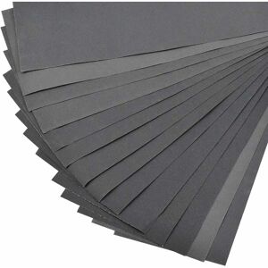 DENUOTOP Sandpaper for wood Fine sandpaper Sandpaper for dry or wet use, 400, 600, 800, 1000, 1200, 1500, 2000 Grit Sandpaper for furniture, automobile,