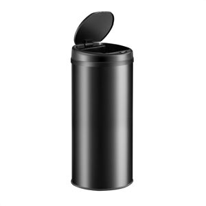 Monzana - Sensor Kitchen Bin Automatic Home Office Rubbish Can Smart Bin with led Display & Contactless Motion Sensor Waterproof Design Black