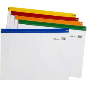 Snopake Zippa-bag A4 Plus 'S' Classic Foolscap Assorted Pack 25