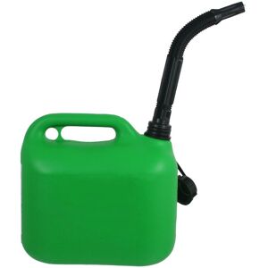 Green Jerry Can with Flexible Spout (5 Litre) - Spares2go