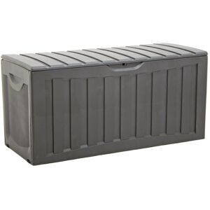 Storage Box Black 118x53x57 cm Polypropylene Vidaxl Black