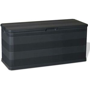 Sweiko - Garden Storage Box Black 117x45x56 cm VDTD27995