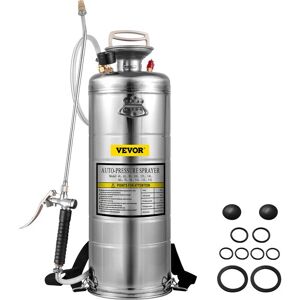 VEVOR Stainless Steel Sprayer 12L Household Gardening and Floor Cleaning Sprayer Suitable for the Current Neds of Industry Agriculture Commerce Medicine