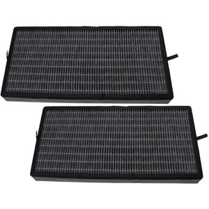 2x hepa Filter compatible with Kärcher af 100 Air Cleaner - Spare Air Filter with Integrated Active Carbon Filter - Vhbw