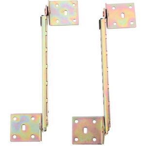 Tlily - 1 Pair Angle Lifting Rod Desk 10 Gear Adjusting Hinge with Bracket