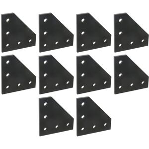 TLILY 10Pcs 2020 L Shape Joint Plates Corner Bracket for Aluminum Extrusion Profile Enhanced Stability & Support