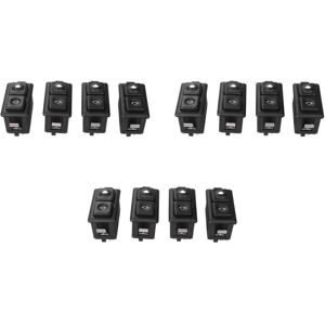 Tlily - 12 Pcs Electric Window Regulator Sunroof Switch Illuminated for E30 E24 E28 From 09/1986 61311381205 / 61 31 1 381 205