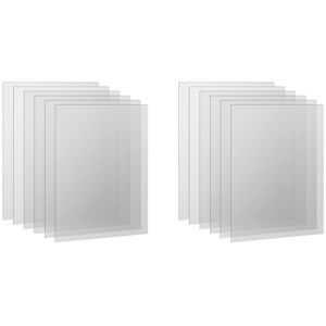 TLILY 12PCS fep Film 260X200X0.15mm for anycubic Photon M3/M3 Plus/Mono x, elegoo Saturn/Saturn S/4K lcd 3D Printer