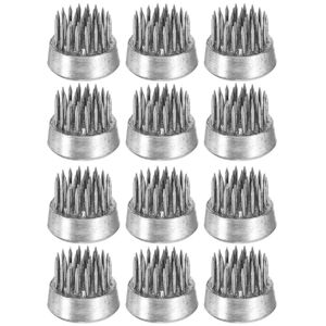 TLILY 12pcs Flower Frog, Round Stainless Floral Frogs, Arranger Fixed Tool Pin Frog for Arrangement Vase