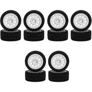 Tlily - 12Pcs Remote Control Car Wheel Tires Set for sg 1603 1604 SG1603 SG1604 1/16 Spare Parts Accessories