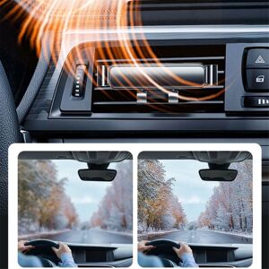TLILY 12V Car Defroster Windshield Heater 2-in-1 Heating Cooling Fan, B