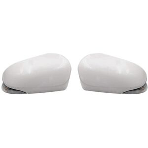 Tlily - 1Pair Car Rear View Mirror Cover Cap with Turn Signal Flashing for Toyota Corolla 2014 2015 2016 2017