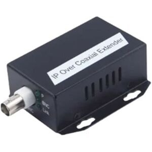 Tlily - 1Pcs Ethernet ip Extender Over Coax hd Network Kit EoC Coaxial Cable Transmission for Security cctv Cameras(B)