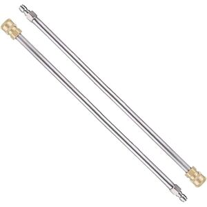 Tinor - 2 Pack Pressure Washer Extension Wand, 17″ Cleaning Tools Replacement Lance with 1/4 Quick Connect for Pressure Washer, Gun, Cleaning Machine