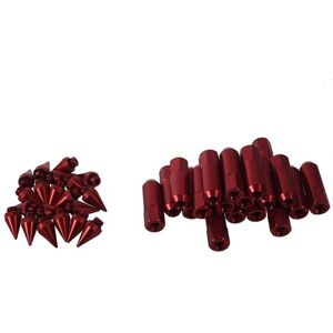 TLILY 20pcs Red M12 x 1.5 Spiked Lug Nuts Extended Tuner Wheel/Rims For Honda Acura