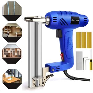 Briefness - 2in1 Nail Staple Gun Electric Heavy Duty Stapler Nailer Tacker Fabric Furniture