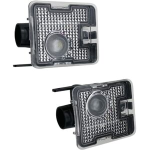 TLILY 2Pcs Car Side Led Lighting Sign Projection Lamp Rearview Mirror Welcome Light For Fox Focus