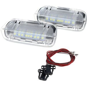 TLILY 2Pcs Door Warning Welcome Courtesy Light LED Lamp Decorative for Golf 5 6 7 Mk5 Mk6 Mk7