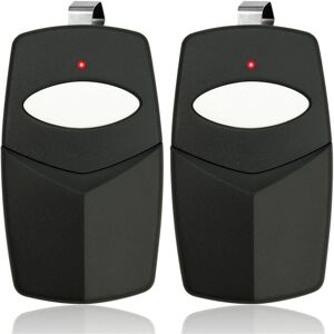 Tlily - 2pcs for Linear 3 Remote, 8 Dip Switch Garage Door Opener Replace dt dta DT2D DNT00002A,310MHZ