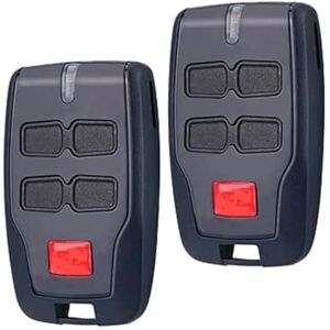 Tlily - 2Pcs Garage Remote Controls for Mitto b ,433.92Mhz Rolling Code,4-Channel Remote,for mitto 2