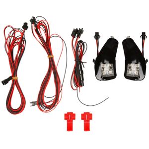 TLILY 2Pcs led Rearview Mirror Puddle Light Under Side Welcome Lamp for Alphard 20 Series Vellfire ii, Blue