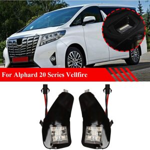TLILY 2PCS led Rearview Puddle Light Under Side Mirror Lamp, Blue