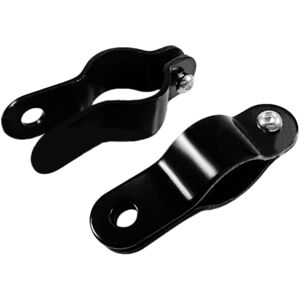 Tlily - 2PCS Motorcycle Headlight Bracket Universal Retro Headlight Mount Bracket Head Lamp Holder For 35mm Fork Black