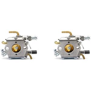 Tlily - 2X Carburetor for MP16 MP16-7 52Cc Chainsaw Carb 2 Stroke Engine 4500 5200 5800 Chainsaw Lawn Mower Garden Tools Tube
