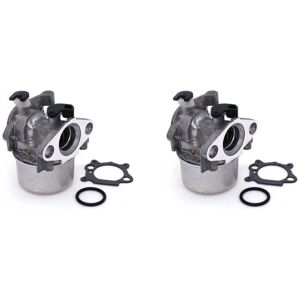 Tlily - 2X for Briggs & Stratton Carburetor 799866 790845 799871 796707 794304 for Toro Craftsman Engine for jd Lawn Mower