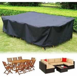 DEWDAT 300cm Protective Cover for Outdoor Furniture, Rectangular Cover