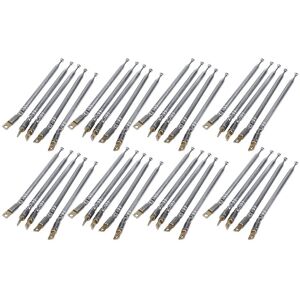 Tlily - 32cm Length 5 Section Telescopic am fm Radio Antenna 180 Degree 5 Pcs X8 I063507