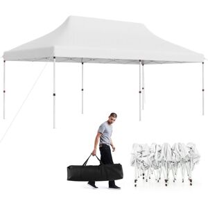 COSTWAY 3M x 6M Pop-up Canopy Tent Folding Instant Sun Shelter w/ Carrying Bag