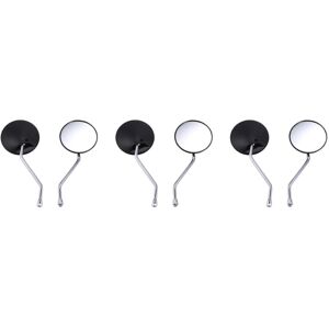 Tlily - 3X Pair of Universal Motorcycle 10mm Rearview Mirrors for Bike / Side Rear View