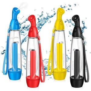 Tlily - 4 Pcs Summer Mister Sprays Bottle Set Pump Personal Cooling Device Empty Plastic Bottles Water Refillable