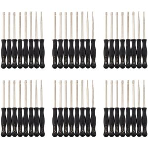 Tlily - 48 Pcs Screwdriver Carburetor Adjustment Tool Single d Double d Hexagon Hex Socket Kit Set