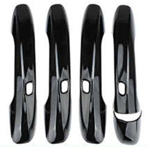 TLILY 4Pcs Outer Door Handle Cover Trim Stickers for C E GLC GLS CLA GLA 15-24 4Doors with Holes A