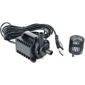 TLILY 5V Submersible Water Pump 0-600L/H Small Fountain 8 Levels Adjustable with 0-7.2ft Lift USB Charging for Pool