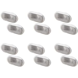 Tlily - 6X Car Side Marker Light Repeater Lamp Indicator For Tiida Livina Quest Micra 2005 2006 2007