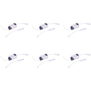 Tlily - 6X Power Supply Transformer Adapter 4-7W 110V To DC12-24V 300MA for led Strip