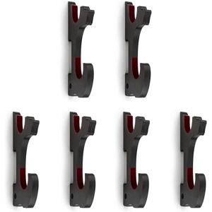 TLILY 6X Sword Wall Mount 2/Set Adjustable Display Katana Samurai Tanto 1 Tier Padded Hook, 2 Tier Cushion