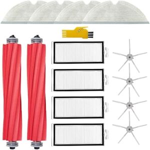 Ymyny - Accessories Kit for Roborock Q7 Max+ Q7 Max Q7+ Q7 Robot Vacuum Cleaner Replacement Parts 14 Packs 2 Main Brushes & 4 Filters & 4 Side